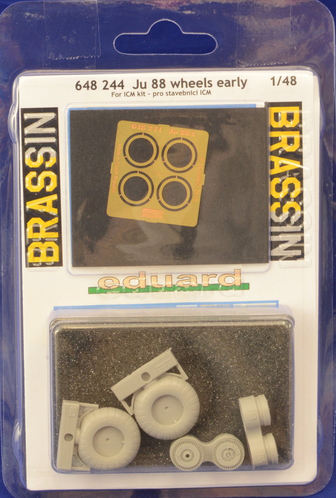 BRASSIN 1/48 Ju 88A wheels early (ICM)