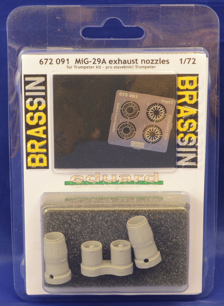 BRASSIN 1/72 MiG-29A exhaust nozzles (TRUMP)