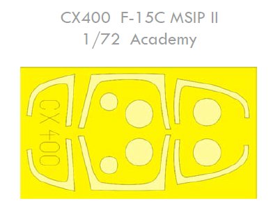 Mask 1/72 F-15C MSIP II  (ACAD)