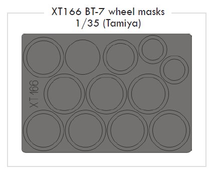 Mask 1/35 BT-7 wheel masks   (TAM)