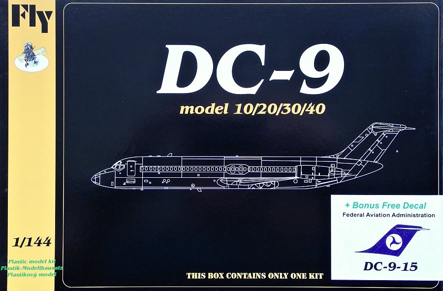 FLY 1/144 DC 9-15 Federal Aviation Administration plastic kit