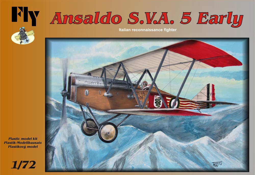 1/72 Ansaldo SVA 5 Early (Italian Reconn.Fighter)