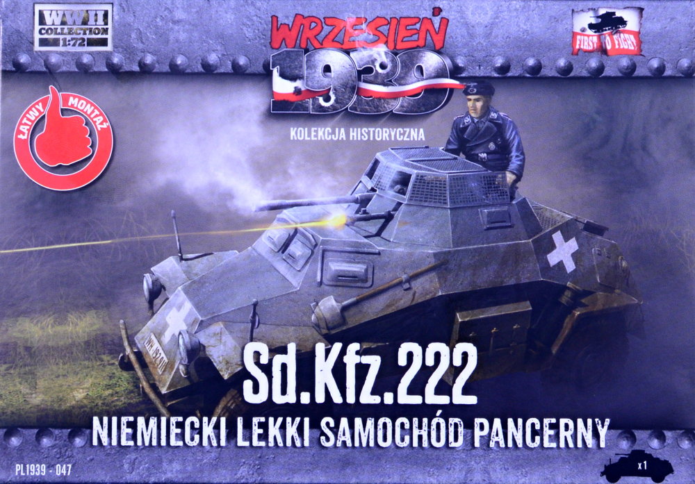 1/72 Sd.Kfz. 222 German Reconnaissance vehicle