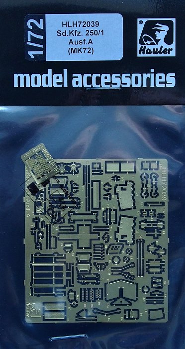1/72 Sd.Kfz. 250/1 Ausf.A - PE set (MK72)