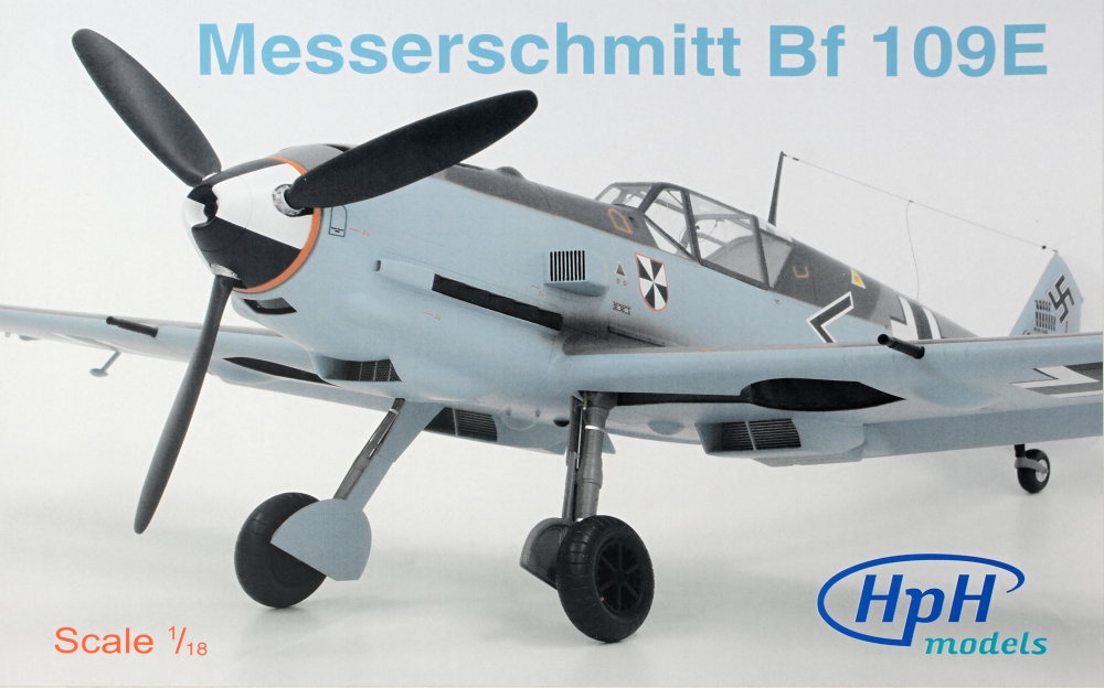 1/18 Messerschmitt Bf 109E (resin+fiber-glass kit)