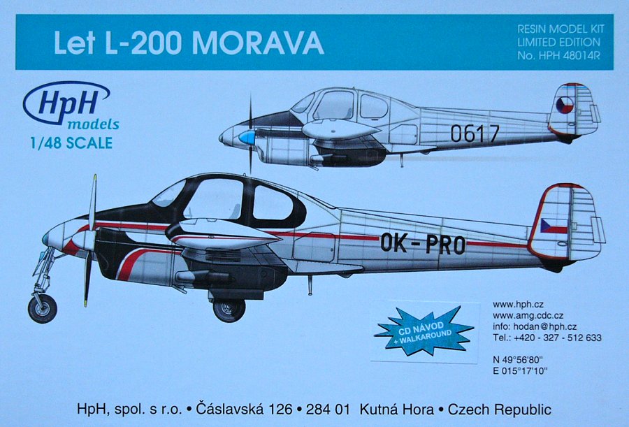 1/48 Let L-200 MORAVA (incl. CD walkaround)