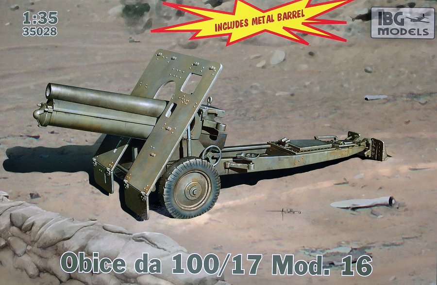 1/35 Obice da 100/17 Mod. 16 w/ metal barrel