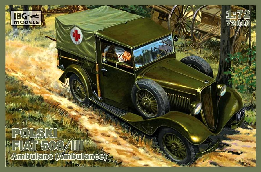 MODELIMEX Online Shop 1/72 Polski Fiat 508/III Ambulance