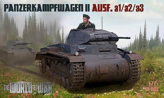 1/72 Pzkmpfwgn. II Ausf. a1/a2/a3 (World At War)