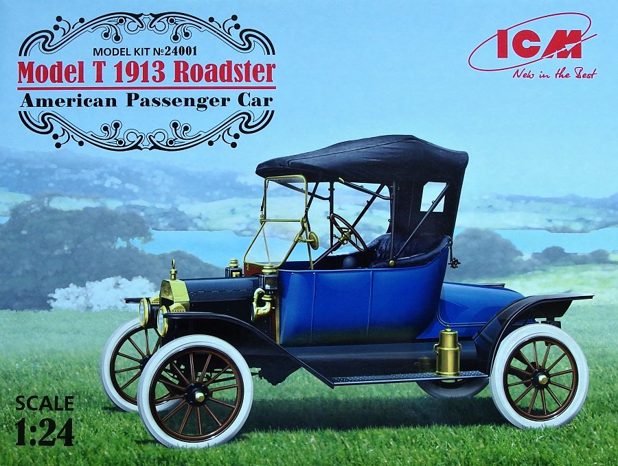 1/24 Model T 1913 Roadster, American Passenger Car