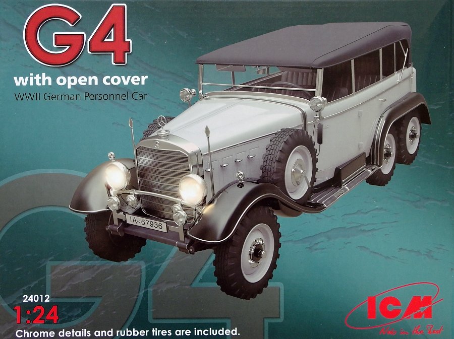 1/24 G4 with open cover (German Personnel Car)