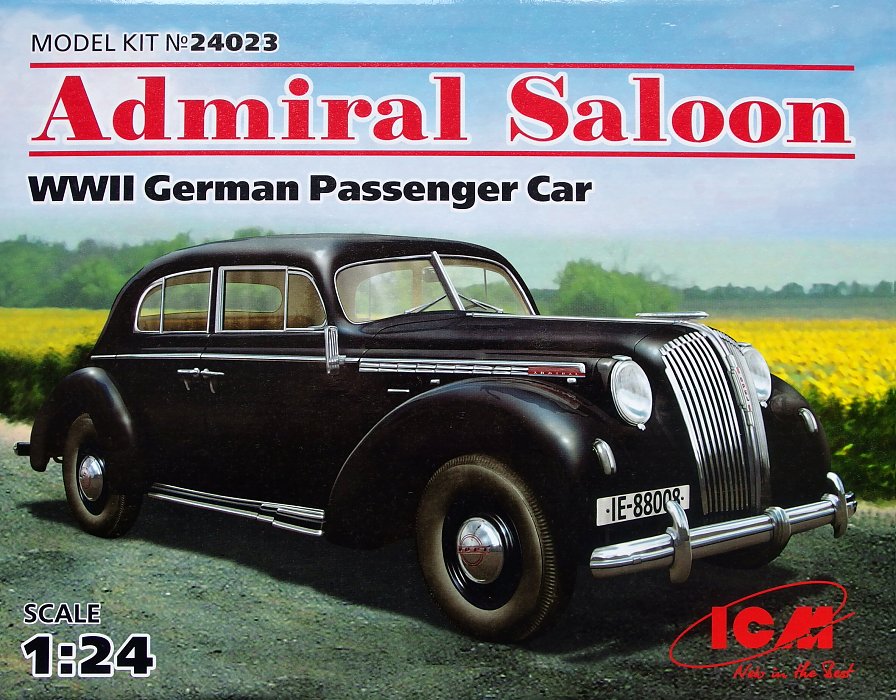 1/24 ADMIRAL Saloon (German WWII Passenger Car)