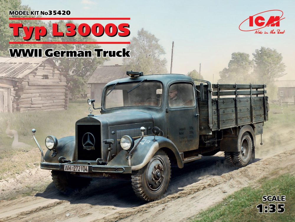 1/144 WWII German Henschel 33 Truck Resin Kit