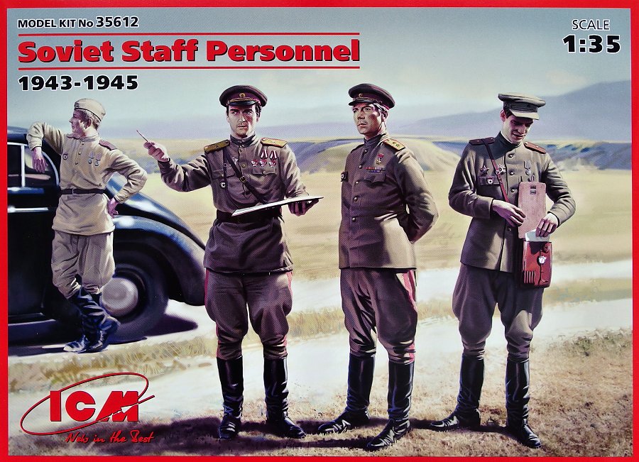 1/35 Soviet Staff Personnel 1943-1945 (4 fig.)