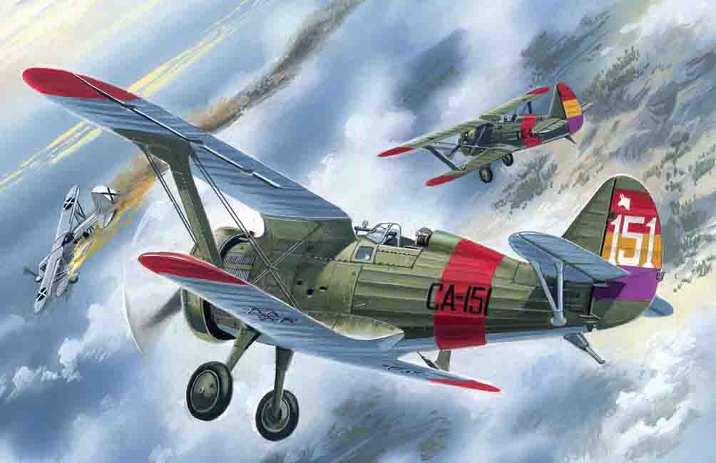 1/72 I-15 Spanish fighter-biplane
