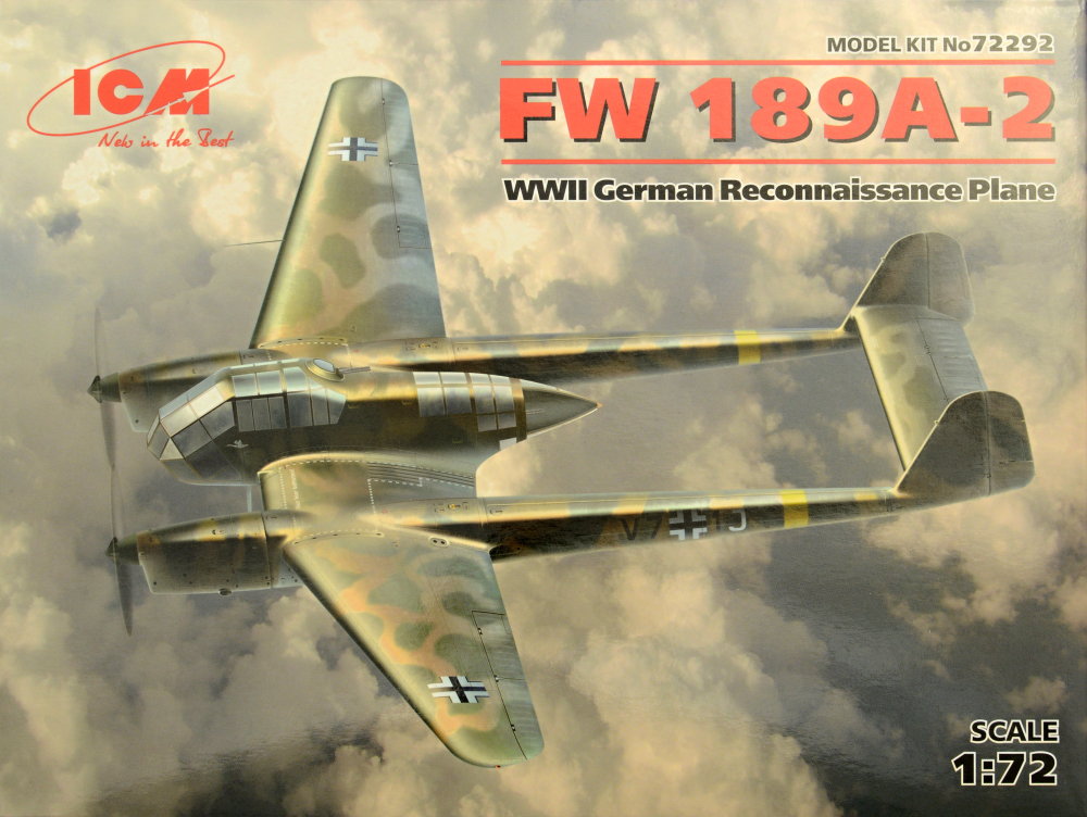 1/72 FW 189A-2 German Reconnaissance Plane WWII