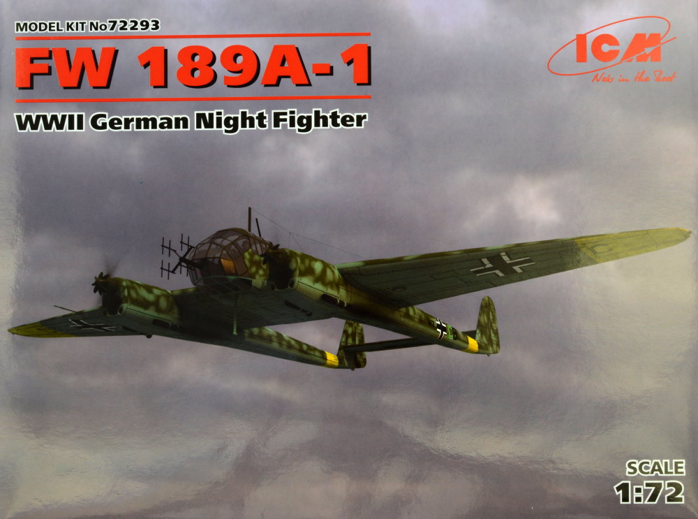 1/72 FW 189A-1 German Night Fighter WWII