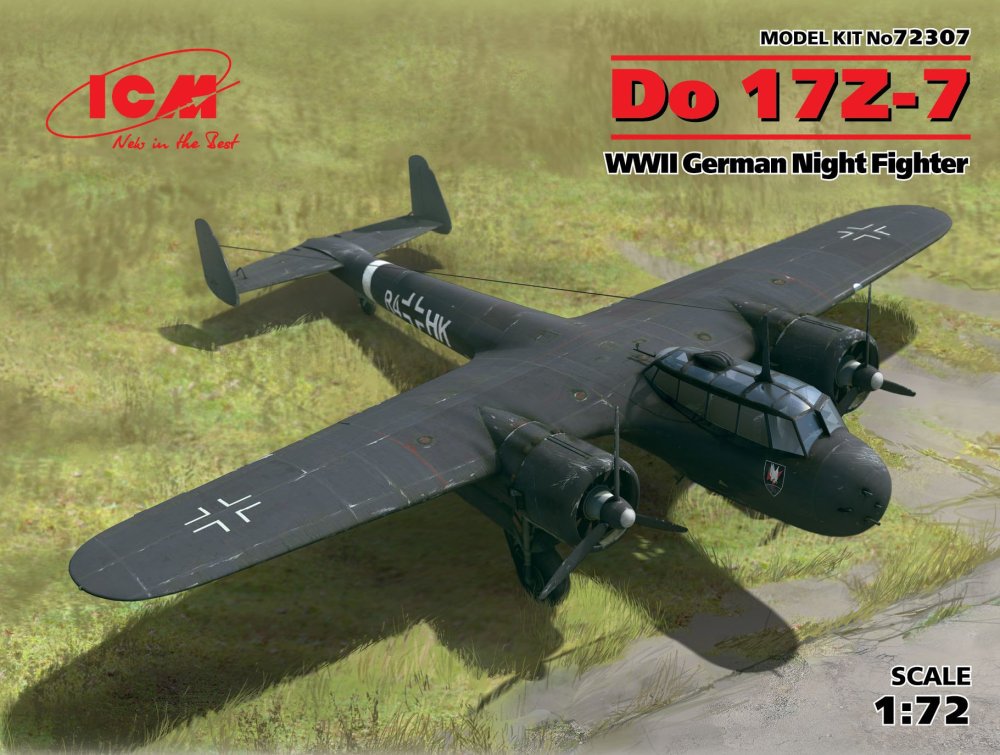 1/72 Dornier Do 17Z-7 German WWII Night Fighter