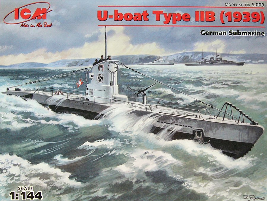 1/144 U-Boat Type IIB (1939) German Submarine