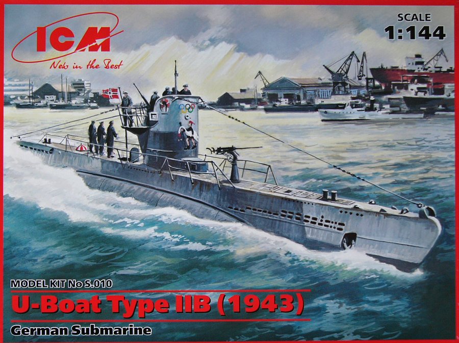 1/144 U-Boat Type IIB (1943) German Submarine