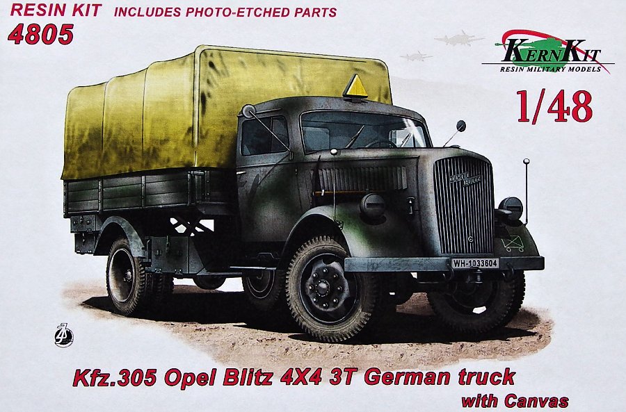 MODELIMEX Online Shop | 1/48 Kfz.305 Opel Blitz 4x4 3T with canvas