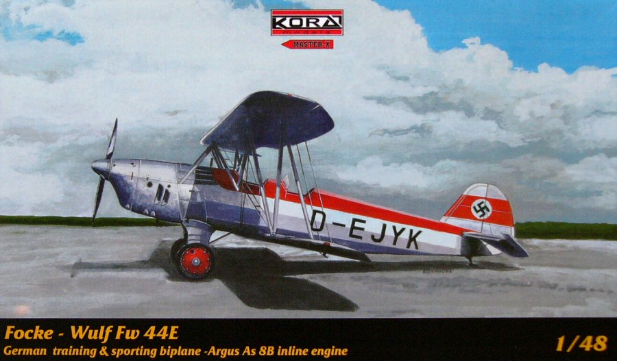 1/48 Focke-Wulf Fw44E (w/ Argus 8B inline engine)