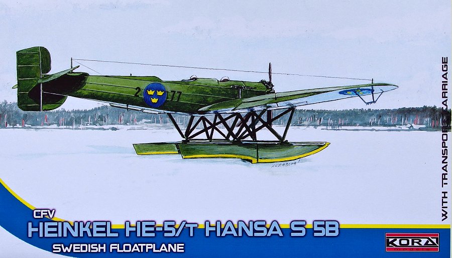 1/72 Heinkel He-5/T Hansa S5B Swedish Floatplane