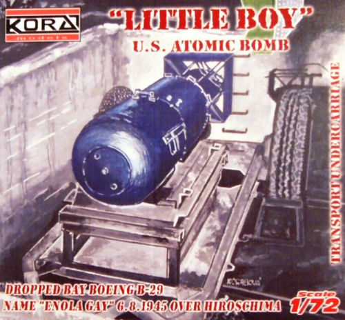 1/72 'Little Boy' U.S.Atomic bomb+transp.undercar.