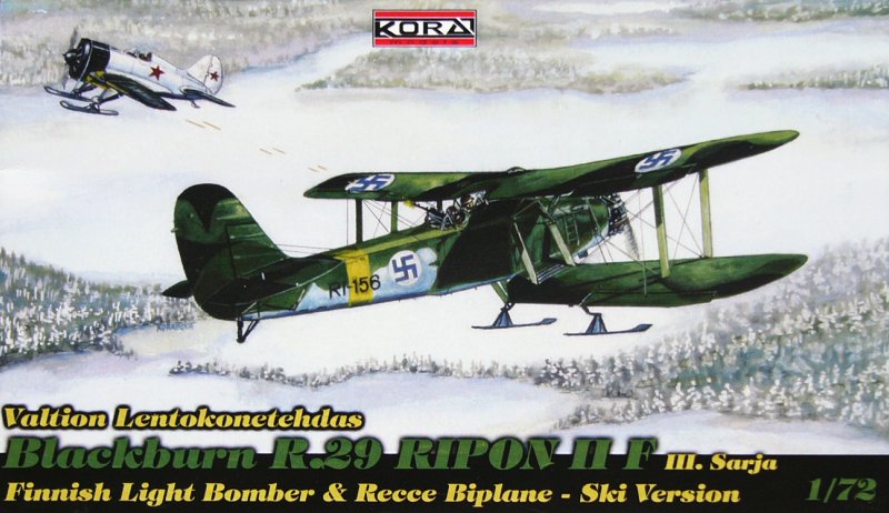 1/72 Blackburn R.29 Ripon II F  III.Sarja (Ski)