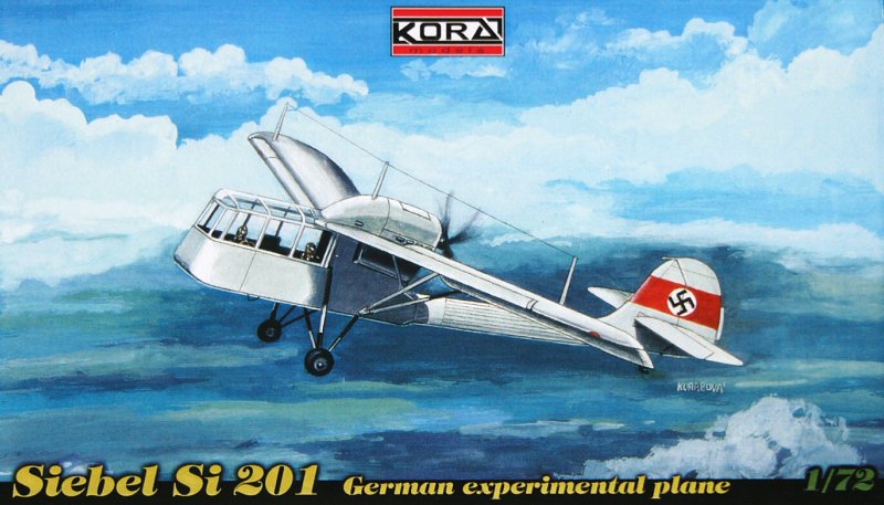 1/72 Siebel Si 201 German experimental plane
