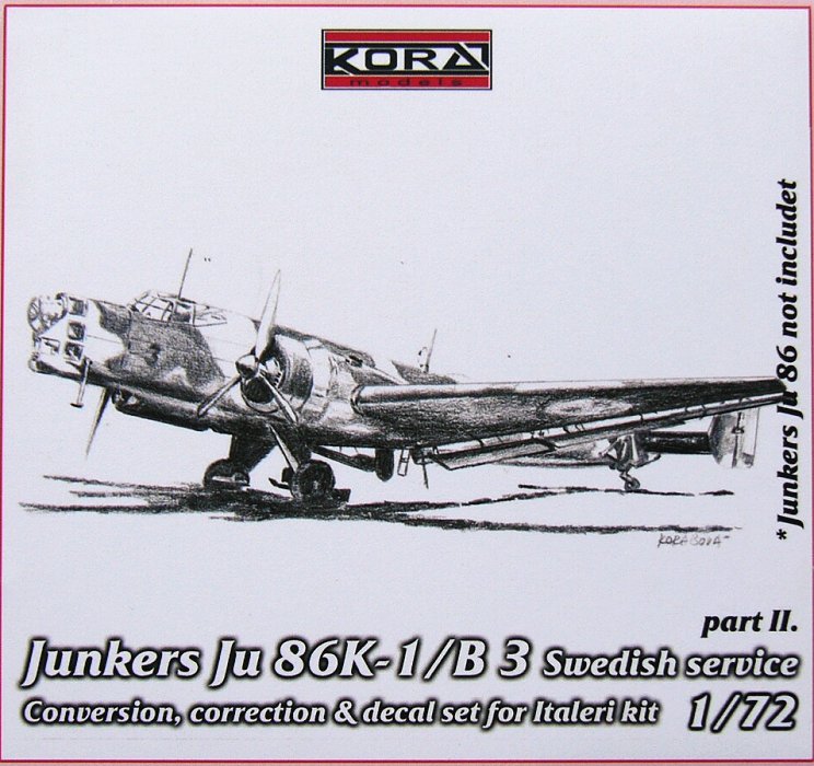 1/72 Ju 86K-1/B3 Swedish - Conv.set (Part II.)