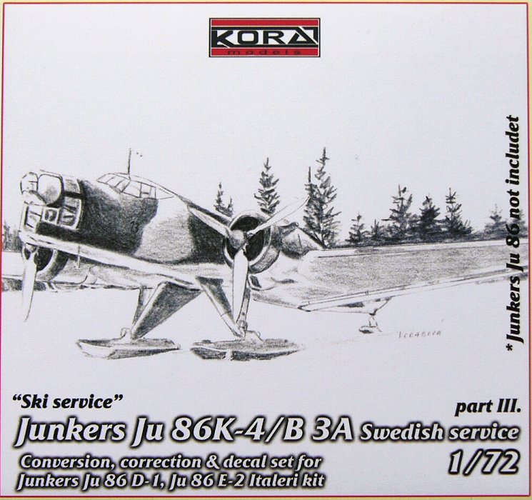 1/72 Ju 86K-4/B3A Swedish - Conv.set (Part III.)