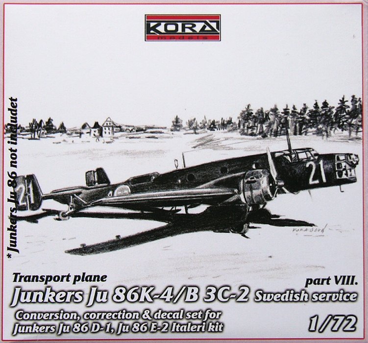1/72 Ju 86K-4/B3C-2 Swedish - Conv.set (Part VIII)