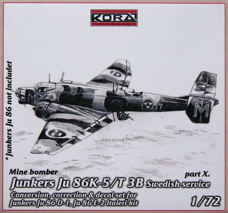1/72 Ju 86K-5/T3B Swedish - Conv.set (Part X.)