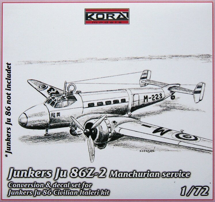 1/72 Ju 86Z-2 Manchurian service - Conv.Set (ITAL)