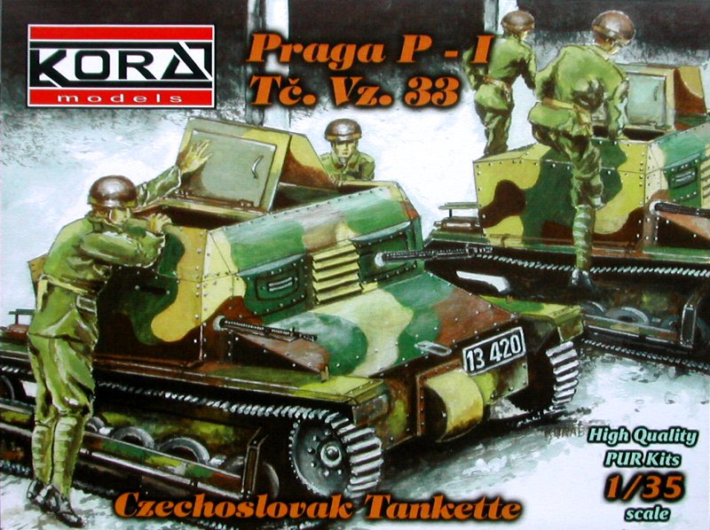 1/35 Praga P-I Czechoslovak Tankette Vz.33