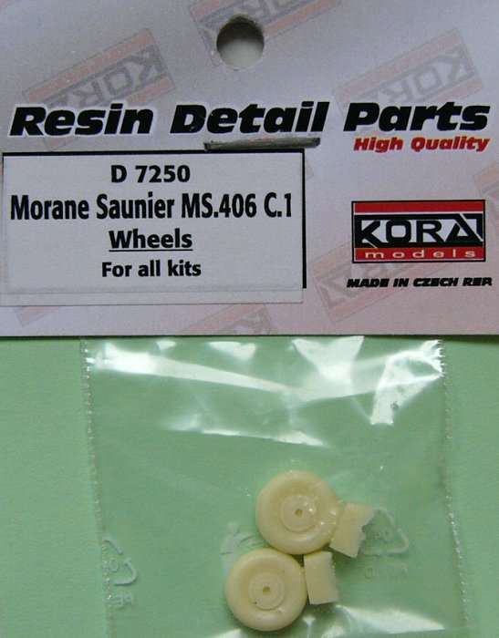1/72 Wheels for MS.406 C.1 (all kits)