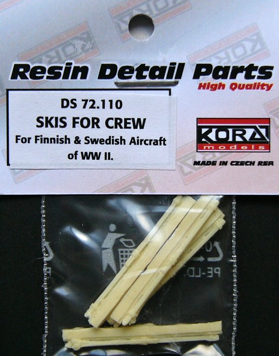 1/72 Skis for Crew (Swedish&Finnish aircraft WWII)