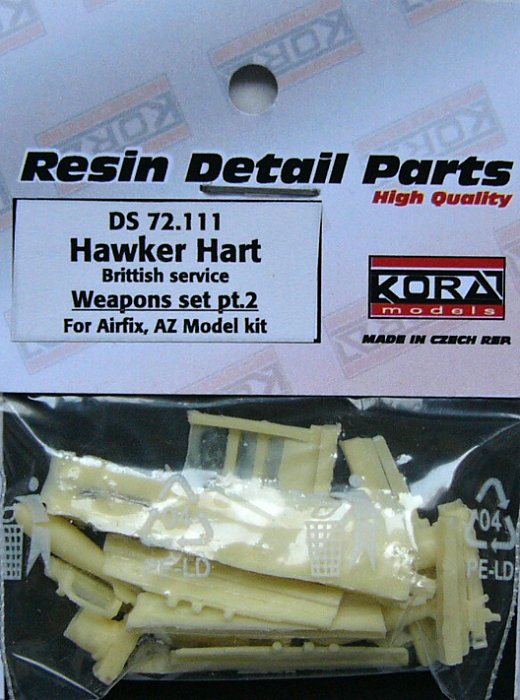 1/72 Hawker Hart British - Weapons set 2 (AIR/AZ)