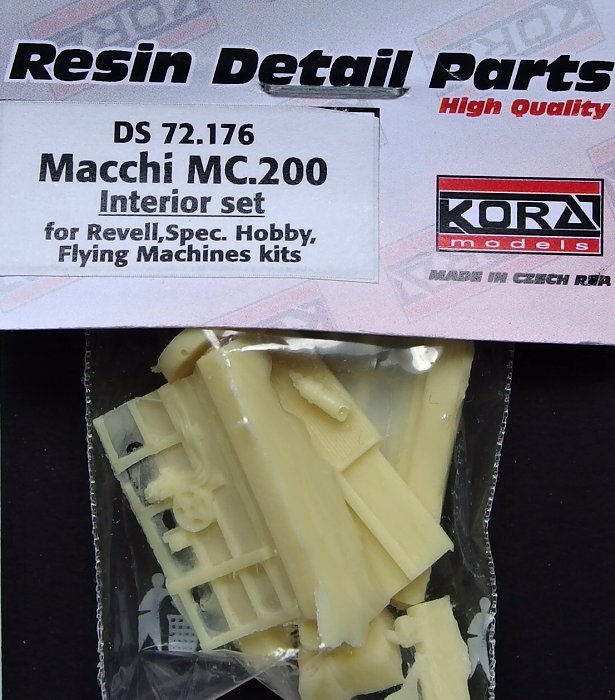 1/72 Macchi MC.200 Interior set (REV/SP.HOBBY)