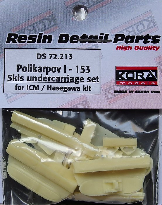 1/72 Polikarpov I-153 Skis Undercar.set (ICM/HAS)