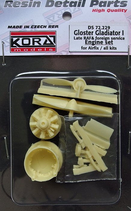 1/72 Gl.Gladiator I late RAF service Engine set