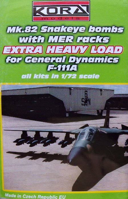 1/72 MER racks Mk.82 Snakeye bombs (F-111A)