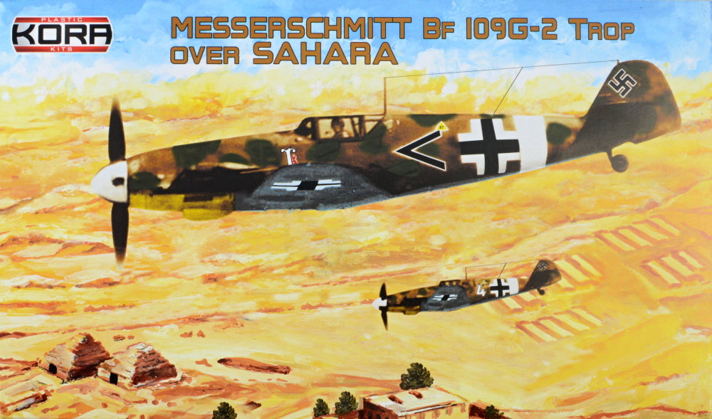 1/72 Bf 109G-2 over Sahara (plastic kit&resin set)