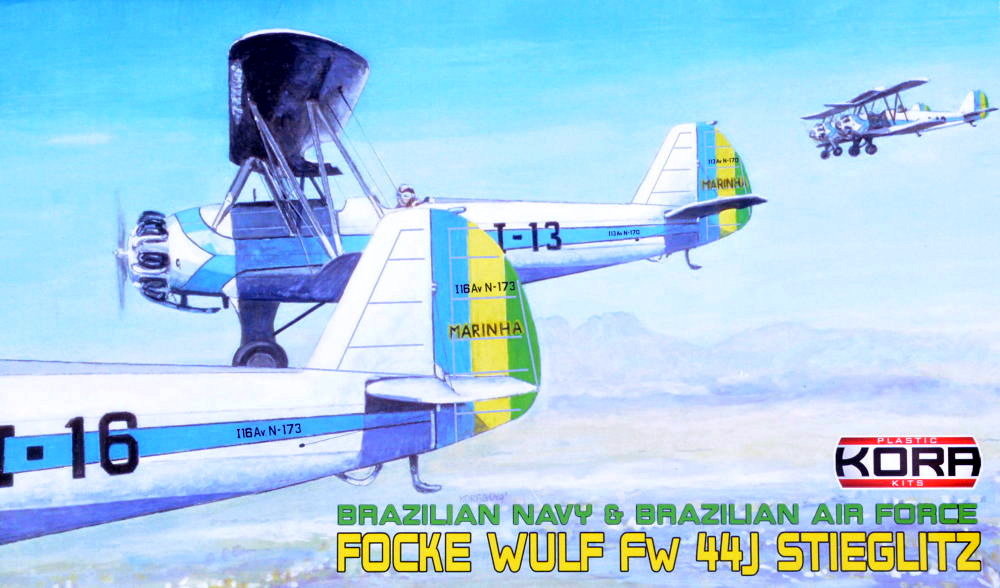 1/72 Fw 44J Stieglitz Brazilian Navy/AF (4x camo)