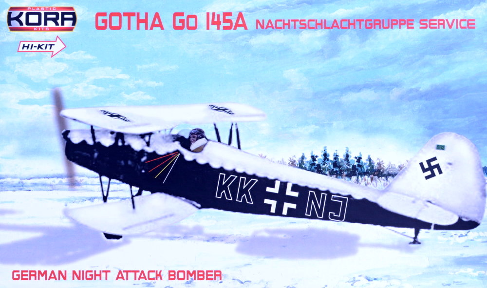 1/72 Gotha Go 145A Nachtschlachtgruppe Service