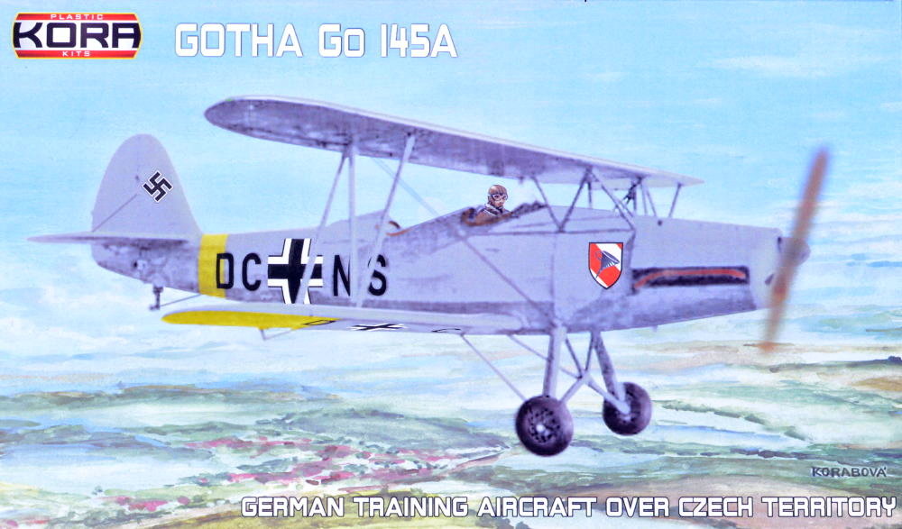 1/72 Gotha Go 145A German Training Plane (4x camo)