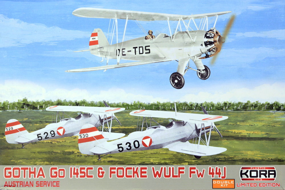 1/72 Go 145A & Fw 44J  Austrian Service (2-in-1)