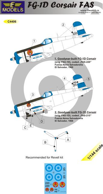 1/144 Decals FG-1D Corsair FAS