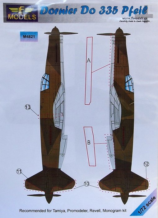 1/48 Mask Dornier Do 335 Pfeil (TAM/REV/MONO)